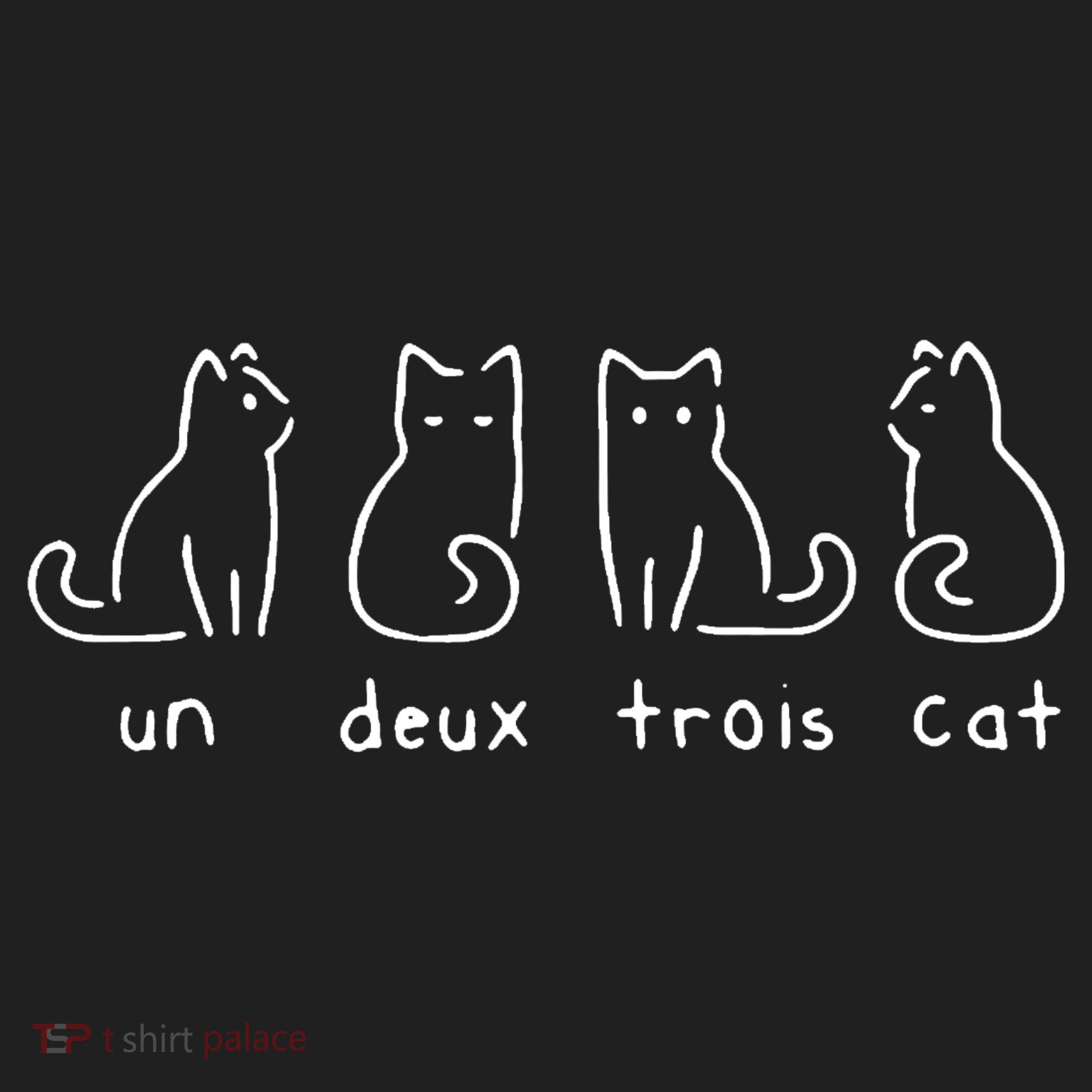 Un Deux Trois Cat Funny Women's Sweatshirt