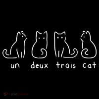 Un Deux Trois Cat Funny Toddler Hoodie thumb 2