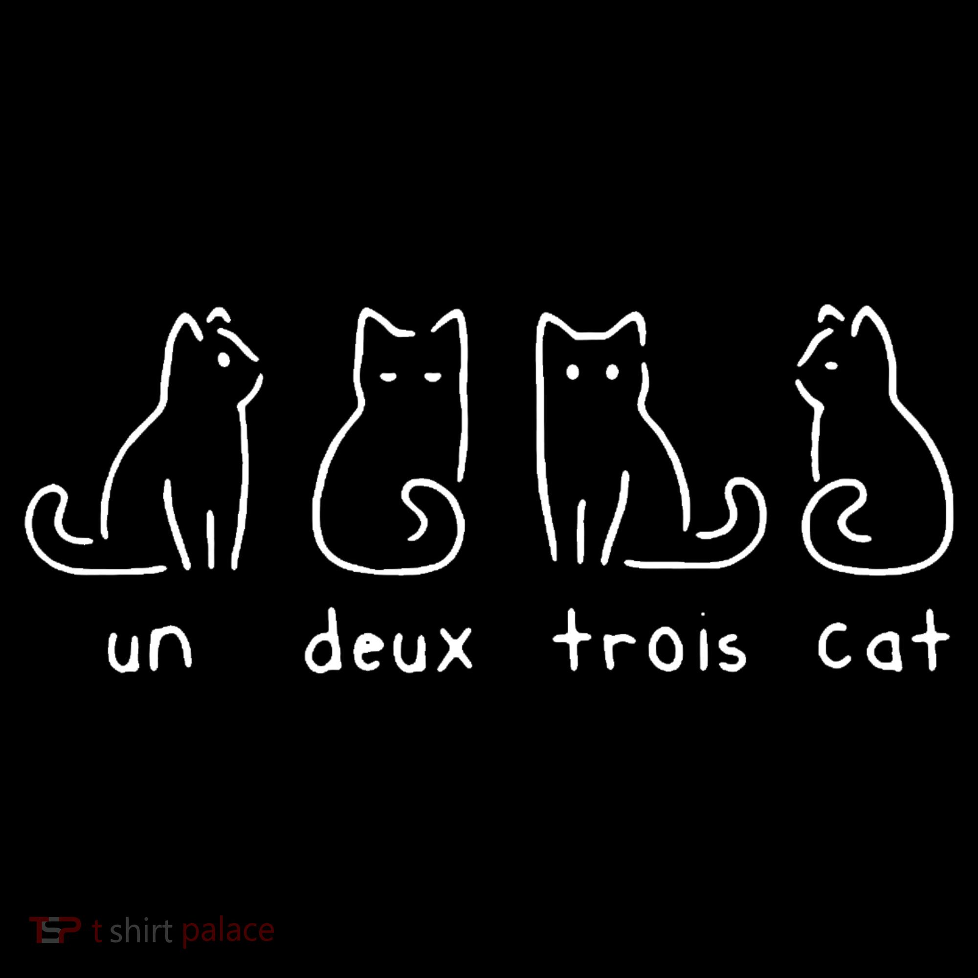 Un Deux Trois Cat Funny Toddler Hoodie