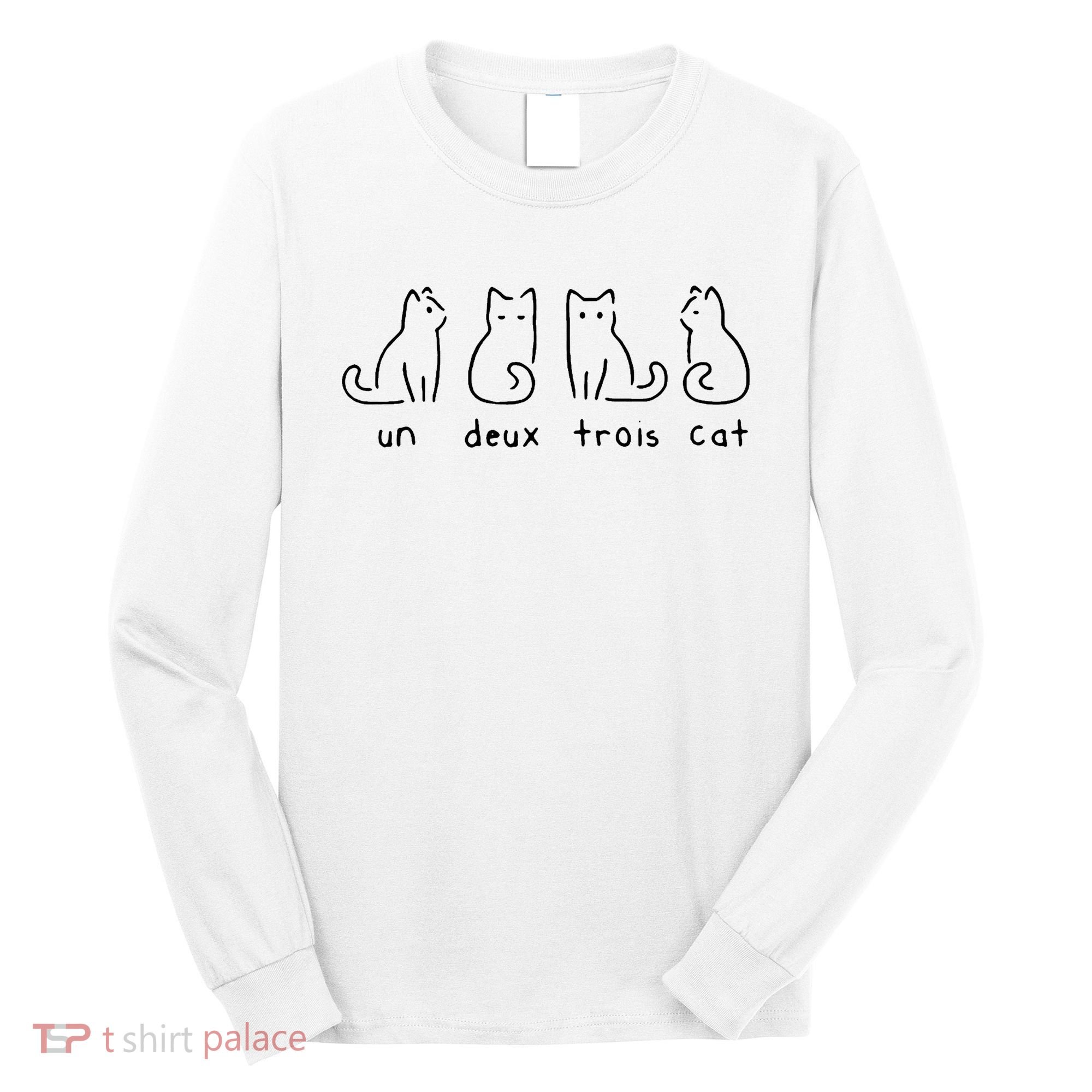 Un Deux Trois Cat Funny Long Sleeve Shirt
