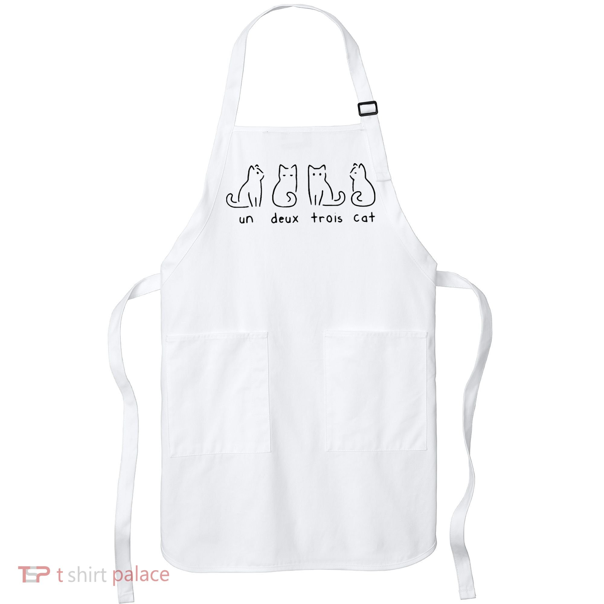 Un Deux Trois Cat Funny Apron