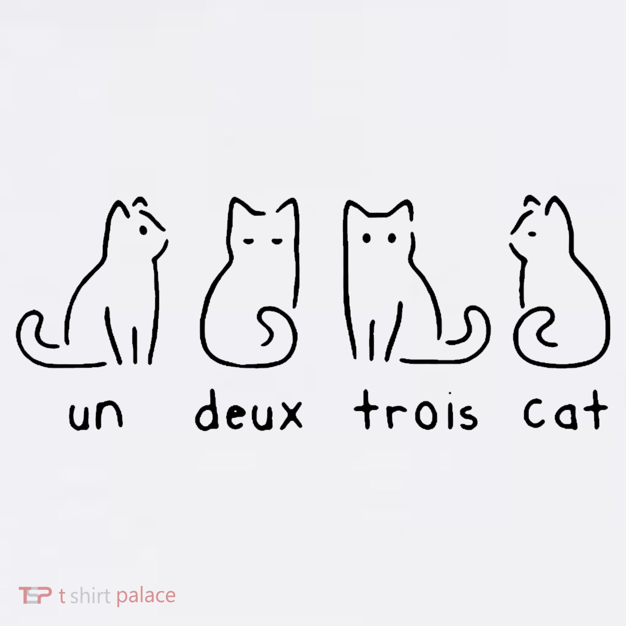 Un Deux Trois Cat Funny Apron