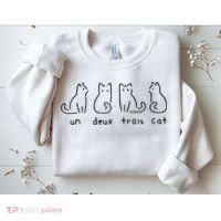 Un Deux Trois Cat Funny Sweatshirt thumb 2