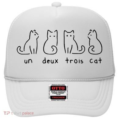 Un Deux Trois Cat Funny Hat