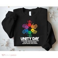 Unity Day Together Against Bullying United For Kindness Acceptance Inclusion Sweatshirt thumb 2