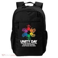 Unity Day Together Against Bullying United For Kindness Acceptance Inclusion Backpack thumb 0