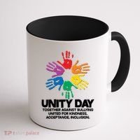 Unity Day Together Against Bullying United For Kindness Acceptance Inclusion Coffee Mug thumb 1