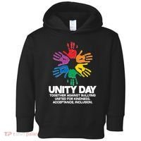 Unity Day Together Against Bullying United For Kindness Acceptance Inclusion Toddler Hoodie thumb 0