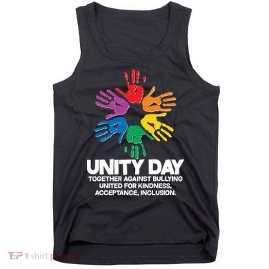 Unity Day Together Against Bullying United For Kindness Acceptance Inclusion Tank Top