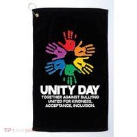 Unity Day Together Against Bullying United For Kindness Acceptance Inclusion Golf Towel thumb 0