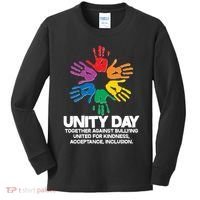 Unity Day Together Against Bullying United For Kindness Acceptance Inclusion Kids Long Sleeve Shirt thumb 0