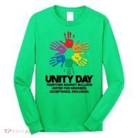 Unity Day Together Against Bullying United For Kindness Acceptance Inclusion Long Sleeve Shirt thumb 0
