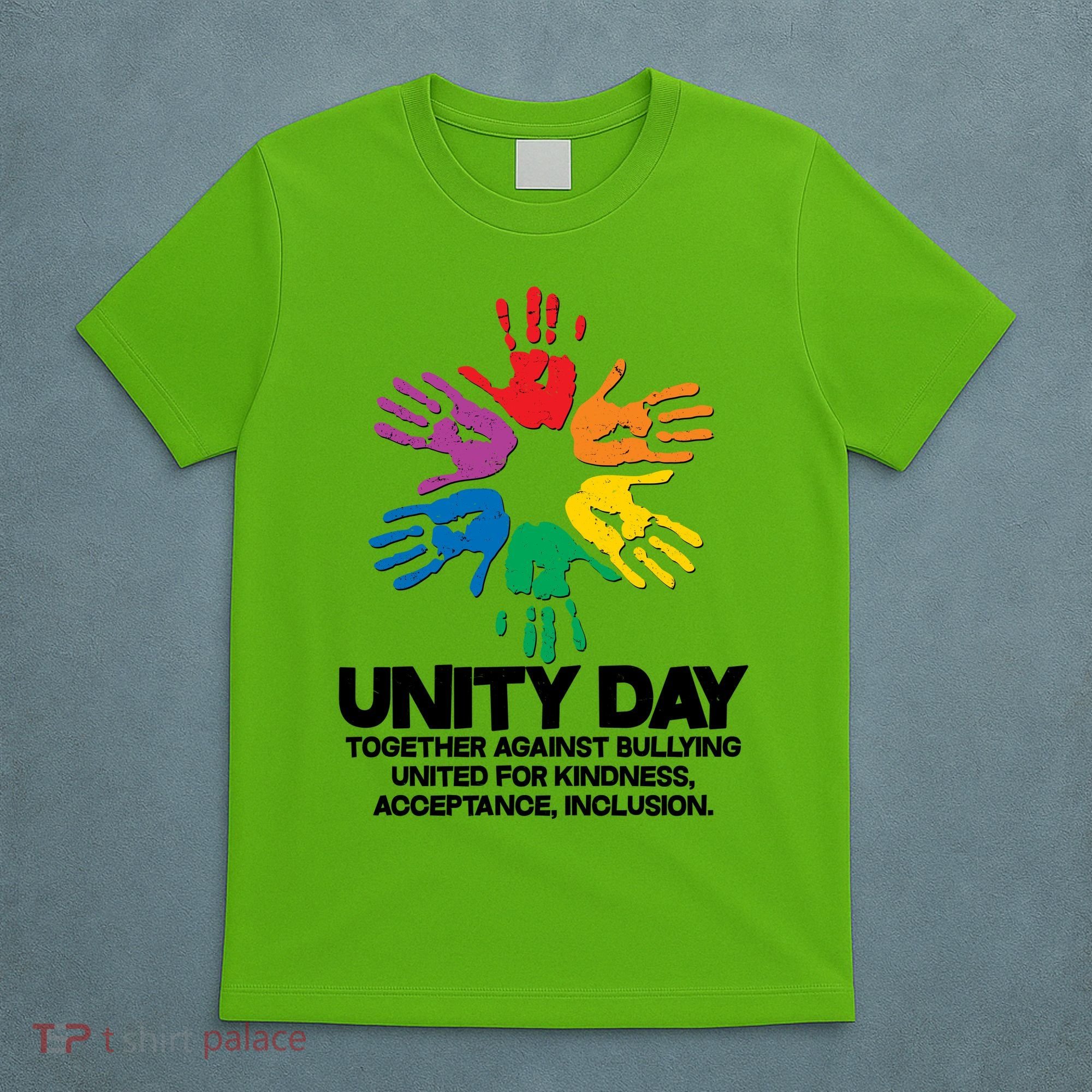 Unity Day Together Against Bullying United For Kindness Acceptance Inclusion T-Shirt