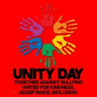Unity Day Together Against Bullying United For Kindness Acceptance Inclusion Santa Hat thumb 1