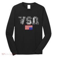 Upside Down Usa Flag In Distress Us Constitution Usa Pride Long Sleeve Shirt thumb 0