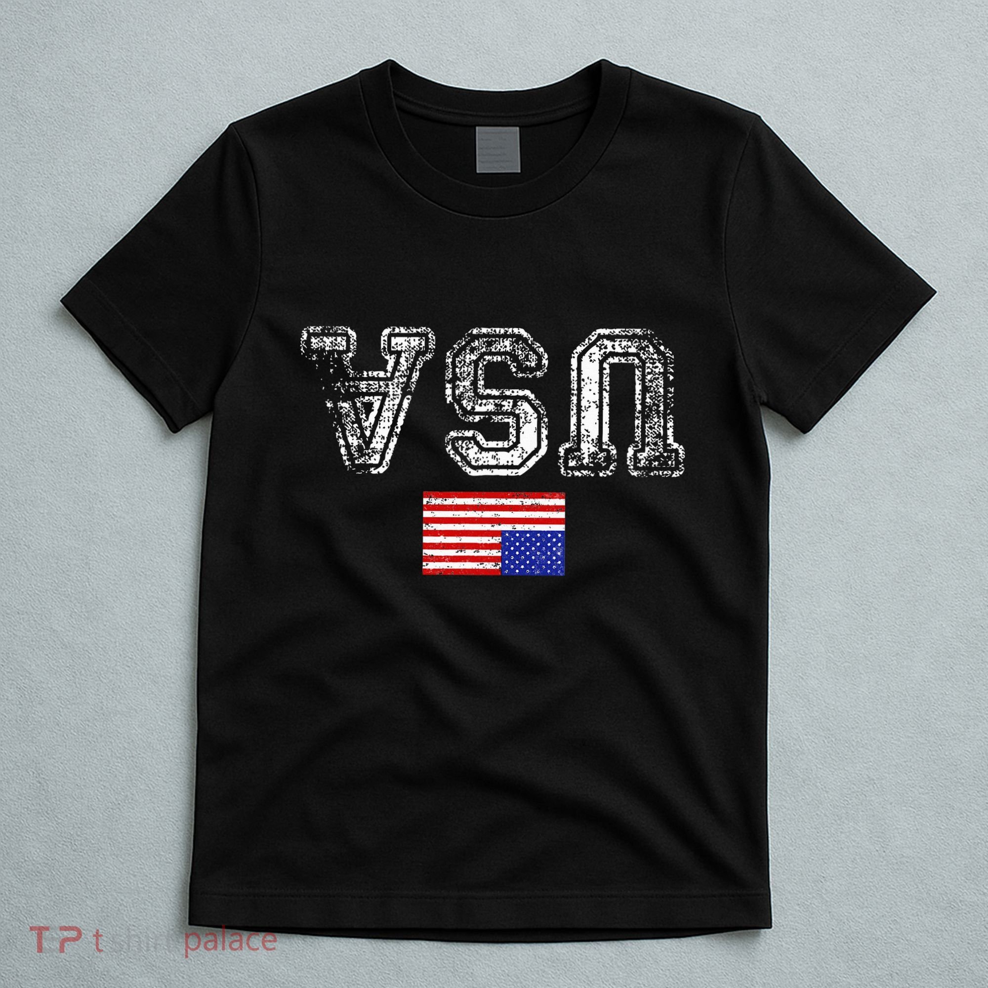 Upside Down Usa Flag In Distress Us Constitution Usa Pride T-Shirt
