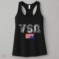 Upside Down Usa Flag In Distress Us Constitution Usa Pride Women's Tank Top thumb 3