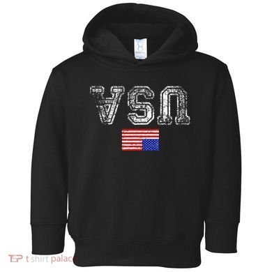Upside Down Usa Flag In Distress Us Constitution Usa Pride Toddler Hoodie