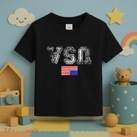 Upside Down Usa Flag In Distress Us Constitution Usa Pride Toddler T-Shirt thumb 3
