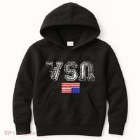 Upside Down Usa Flag In Distress Us Constitution Usa Pride Kids Hoodie thumb 0