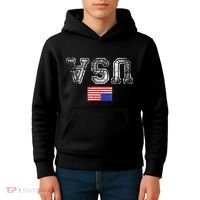Upside Down Usa Flag In Distress Us Constitution Usa Pride Kids Hoodie thumb 4