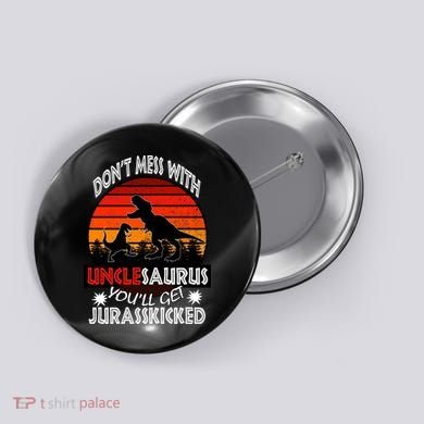 Uncle Dinosaur Button