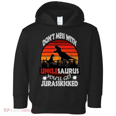 Uncle Dinosaur Toddler Hoodie