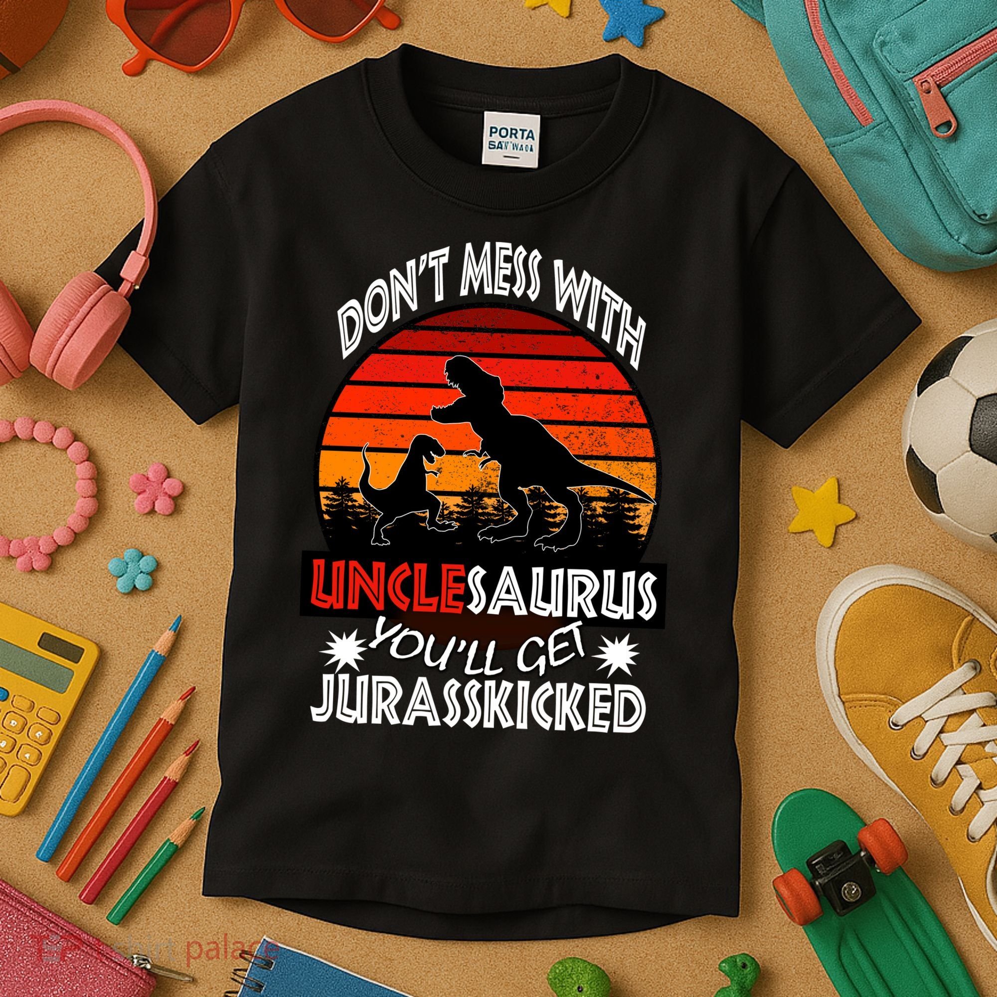 Uncle Dinosaur Kids T-Shirt