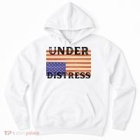 Under Distress Upside Down American Flag USA Hoodie thumb 0
