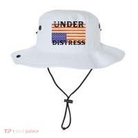 Under Distress Upside Down American Flag USA Bucket Hat thumb 0