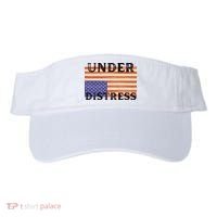 Under Distress Upside Down American Flag USA Visor thumb 0