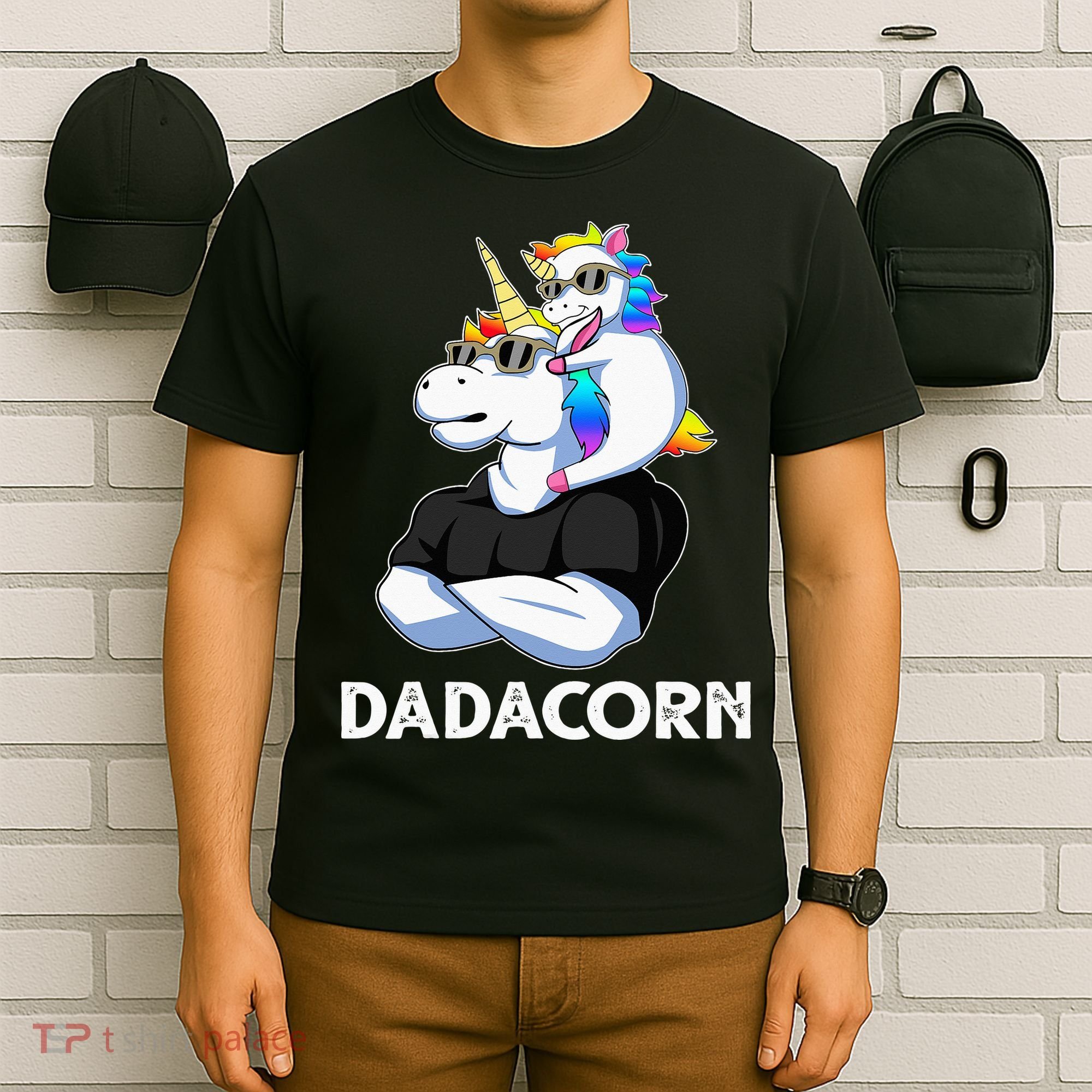 Unicorn Dad Unicorn Lovers Father's Day Dadacorn T-Shirt