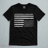 Upside Down Us Flag Distressed American Flag T-Shirt thumb 5