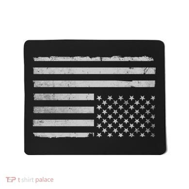 Upside Down Us Flag Distressed American Flag Mousepad