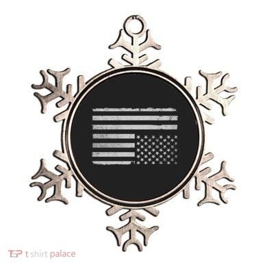 Upside Down Us Flag Distressed American Flag Ornament