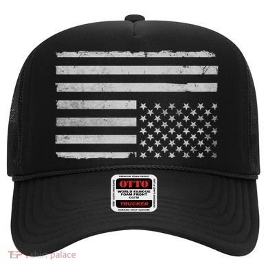 Upside Down Us Flag Distressed American Flag Hat