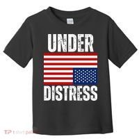 Under Distress Upside Down Tattered American Flag US Patriot Toddler T-Shirt thumb 0