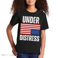Under Distress Upside Down Tattered American Flag US Patriot Kids T-Shirt thumb 2