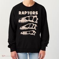 Utahraptor Deinonychus Velociraptor Skull Fossil Hunter Women's Sweatshirt thumb 0