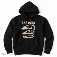 Utahraptor Deinonychus Velociraptor Skull Fossil Hunter Hoodie thumb 0