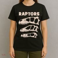 Utahraptor Deinonychus Velociraptor Skull Fossil Hunter T-Shirt thumb 4