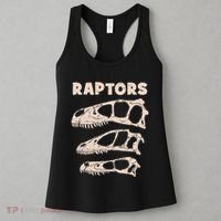 Utahraptor Deinonychus Velociraptor Skull Fossil Hunter Women's Tank Top thumb 3