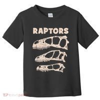 Utahraptor Deinonychus Velociraptor Skull Fossil Hunter Toddler T-Shirt thumb 0