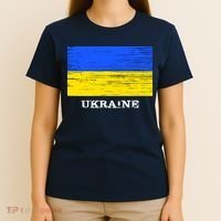 Ukraine Distressed Vintage World Flag Nationality Ukrainian Pride T-Shirt thumb 4