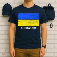 Ukraine Distressed Vintage World Flag Nationality Ukrainian Pride T-Shirt thumb 6