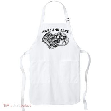Unique Design Wake And Bake Funny Sourdough Apron