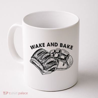 Unique Design Wake And Bake Funny Sourdough Coffee Mug
