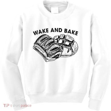 Unique Design Wake And Bake Funny Sourdough Kids Sweatshirt