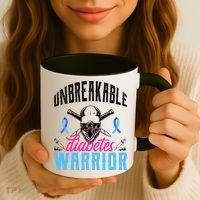 Unbreakable Diabetes Warrior Coffee Mug thumb 3