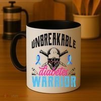 Unbreakable Diabetes Warrior Coffee Mug thumb 4